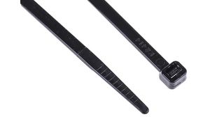 Cable Tie 368 x 4.8mm, Polyamide 6.6, 215.6N, Black, Pack of 100 pieces